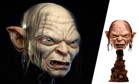 PRE-ORDER: PureArts The Lord of the Rings Gollum Art Mask Life-Size Bust - collectorzown