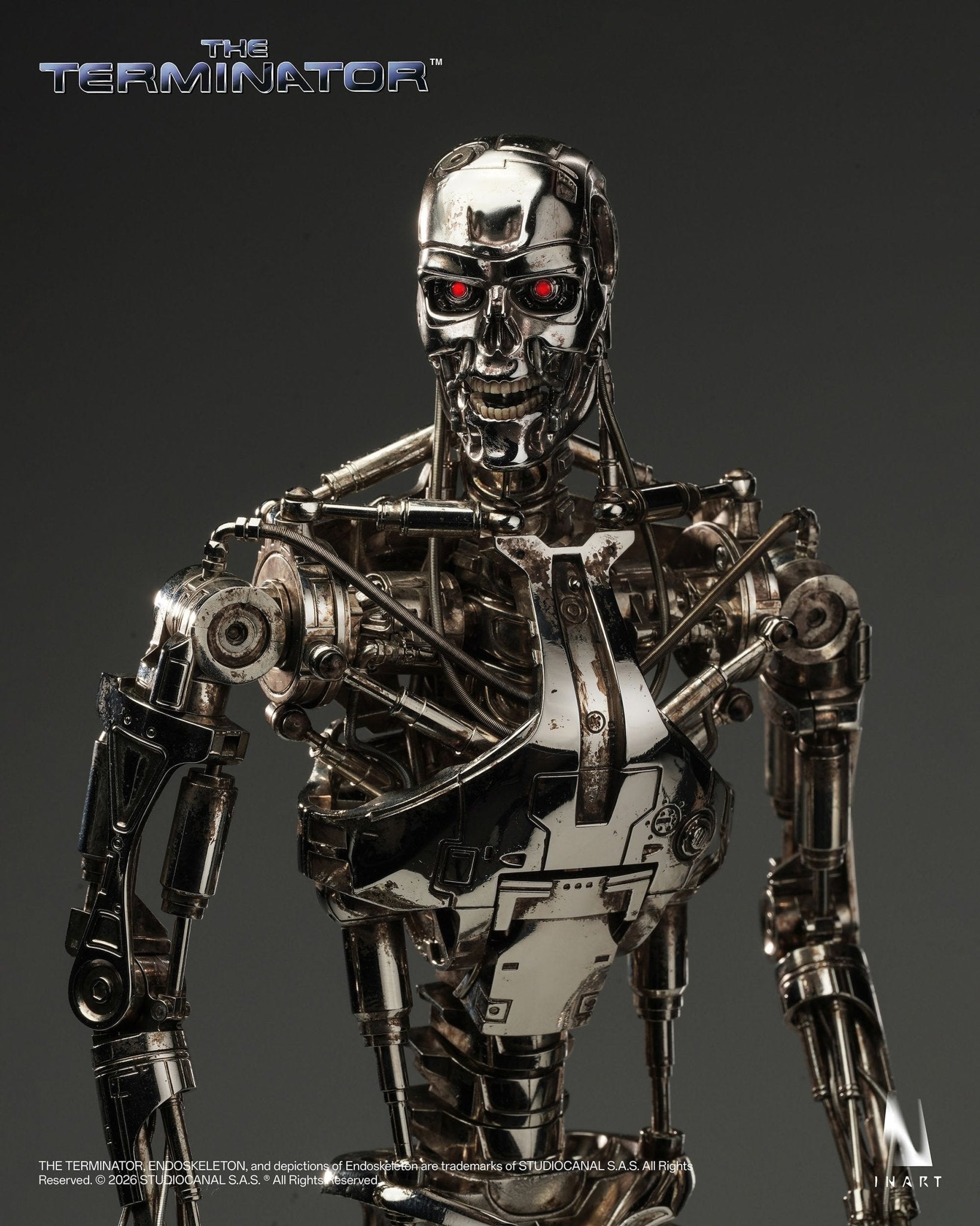 PRE-ORDER: Queen Studios INART The Terminator: T-800 Endoskeleton 1/6