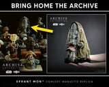 PRE - ORDER: Regal Robot Star Wars Archive Collection Ephant Mon Concept Maquette Replica Phil Tippett Limited Legacy Edition - collectorzown