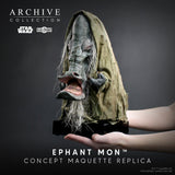 PRE - ORDER: Regal Robot Star Wars Archive Collection Ephant Mon Concept Maquette Replica Phil Tippett Limited Legacy Edition - collectorzown