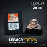 PRE - ORDER: Regal Robot Star Wars Archive Collection Jabba the Hut Bust Concept Maquette Replica Chris Walas Legacy Edition - collectorzown