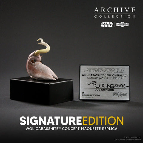 PRE - ORDER: Regal Robot Star Wars Archive Wol Cabasshite Concept Maquette Replica Joe Johnston Signature Edition - collectorzown