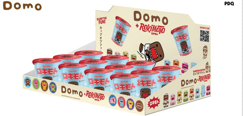 PRE - ORDER: Rokimoto Domo - Kun Series 1 Cup Vinyl Figure Case of 12 Random Figures - collectorzown