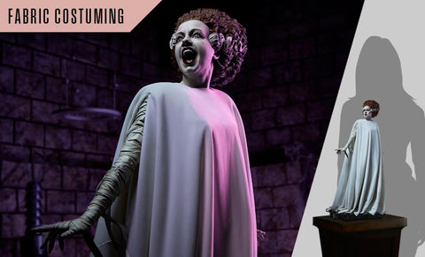 PRE - ORDER: Sidehsow Collectibles Universal Monsters: The Bride of Frankenstein (Fabric Costuming) Premium Format Figure - collectorzown