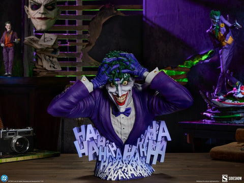 PRE - ORDER: Sideshow Collectibles Batman: The Killing Joke The Joker Bust - collectorzown