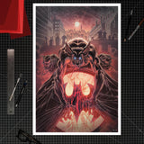 PRE - ORDER: Sideshow Collectibles DC Comics Batman: Man - Bat Art Print - collectorzown