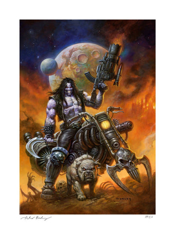 PRE-ORDER: Sideshow Collectibles DC Comics Lobo: The Main Man Art Print by Alex Horley - Limited Edition of 200 - collectorzown