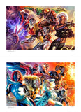 PRE - ORDER: Sideshow Collectibles Marvel Comics: The X - Men & The Brotherhood of Mutants Art Print Set - collectorzown