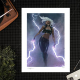 PRE - ORDER: Sideshow Collectibles Marvel Comics: X - Men Storm: A New Look (24" H x 18" W) Art Print by artist Jeehyung Lee Limited Edition of 150 - collectorzown