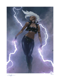 PRE - ORDER: Sideshow Collectibles Marvel Comics: X - Men Storm: A New Look (24" H x 18" W) Art Print by artist Jeehyung Lee Limited Edition of 150 - collectorzown