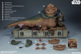 PRE - ORDER: Sideshow Collectibles Star Wars Jabba the Hutt and Throne Deluxe Sixth Scale Figure - collectorzown