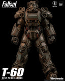 PRE-ORDER: Threezero Fallout Series T-60 Rust Power Armor Sixth Scale Figure - collectorzown