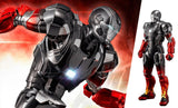 PRE - ORDER: Threezero Marvel Studios Avengers: Infinity Saga DLX Iron Man Mark 22 “Hot Rod” 1/12 Scale Figure - collectorzown