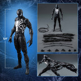 PRE-ORDER: Threezero Marvel's Spider-Man 2 DLX Spider-Man Symbiote Suit (Peter Parker) Action Figure - collectorzown