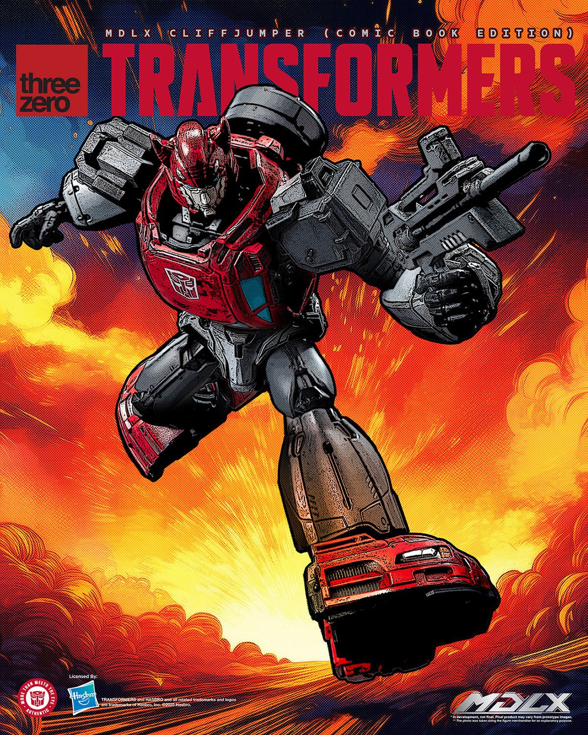 アメコミ TRANSFORMERS SPORTS PRE-ORDER: Threezero Transformers Cliffjumper MDLX (Comic Book Edition