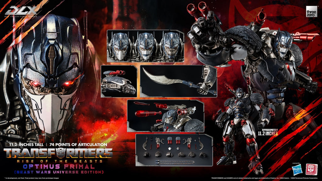 PRE-ORDER: Threezero Transformers: Rise of the Beasts Optimus Primal