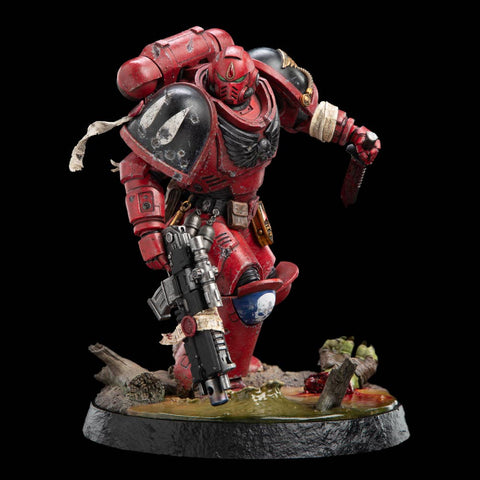 PRE - ORDER: Weta Workshop Warhammer 40K: Blood Angels Intercessor Sergeant 1/10 Scale Statue - collectorzown