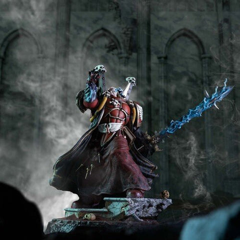 PRE - ORDER: Weta Workshop Warhammer 40K Mephiston Lord of Death 1/6 Scale Statue - collectorzown