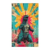 Retro Godzilla Area Rug - collectorzown
