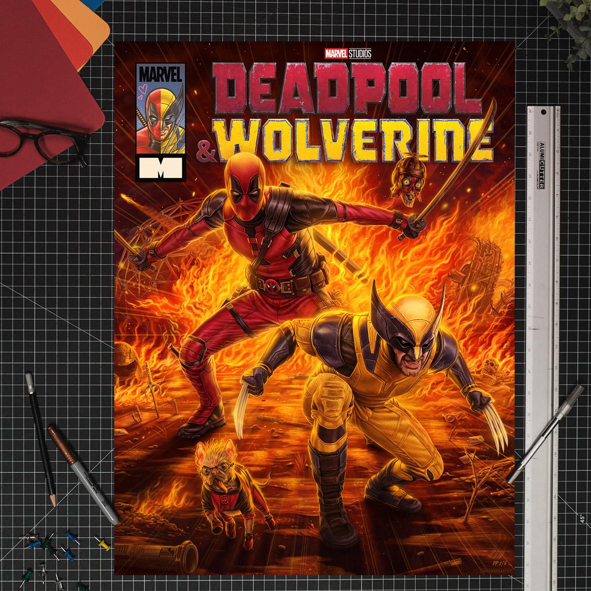 Sideshow Collectibles Deadpool & Wolverine Movie Poster (24