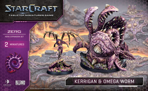 StarCraft TMG: Zerg Hero - Kerrigan & Omega Worm - collectorzown