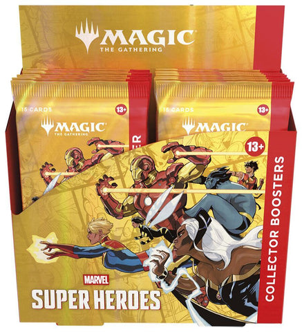 TCG: Magic: The Gathering Marvel Super Heroes Collector Booster Box - collectorzown