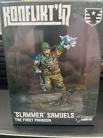 Warlord Games Konflikt '47 "Slammer" Samuels, The First Paragon - collectorzown