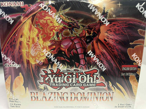 Yu-Gi-Oh! TCG: Blazing Dominion Booster Box (1st Edition) - collectorzown