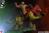 PRE-ORDER: Tweeterhead Masters of the Universe He-Man and Battle Cat Classic Deluxe Maquette