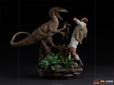 Iron Studios Jurassic Park Clever Girl Deluxe Art Scale 1/10 Statue