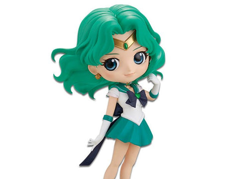 Banpresto Sailor Moon Eternal Q Posket Super Sailor Neptune (Ver. A) Statue - collectorzown