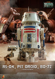 PRE-ORDER: Hot Toys Star Wars The Mandalorian R5-D4, Pit Droid, and BD-72 Sixth Scale Figure Set