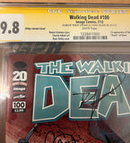 CGC 9.8 Signature Series The Walking Dead #100 Ottley variant Signed by Robert Kirkman & Charlie Adlard - collectorzown