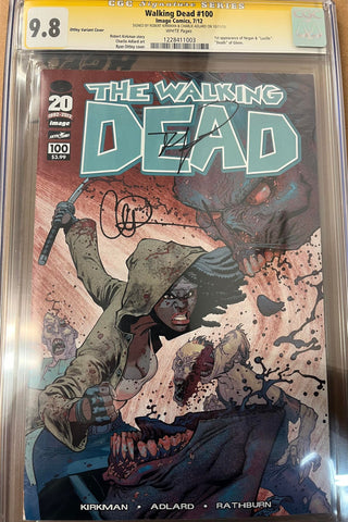 CGC 9.8 Signature Series The Walking Dead #100 Ottley variant Signed by Robert Kirkman & Charlie Adlard - collectorzown