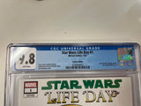 CGC 9.8 Star Wars: Life Day #1 Leia Variant Edition 2022 - collectorzown