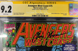 CGC Signature Series 9.2 Avengers West Coast #75 Signed by Roy Thomas (1991) - collectorzown