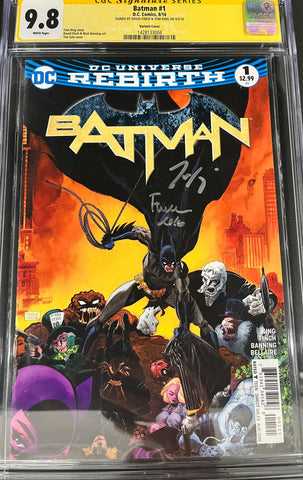 CGC Signature Series 9.8 Batman #1 Signed by David Finch and Tom King - collectorzown