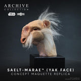 Regal Robot Star Wars Yak Face Concept Maquette Replica Judy Elkins Signature Edition