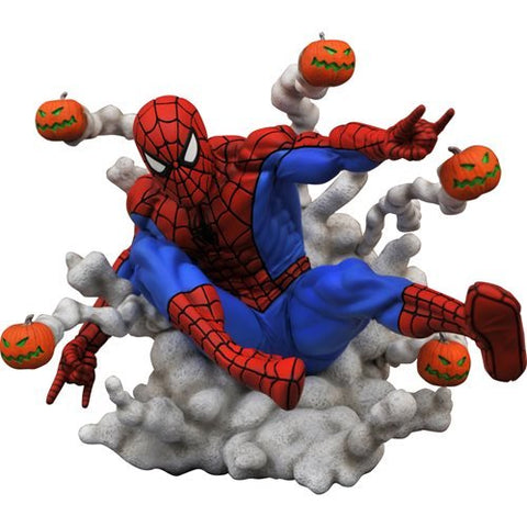 Diamond Select Marvel Gallery Pumpkin Bomb Spider-Man Statue - collectorzown