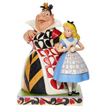 Enesco Disney Traditions Alice & Queen of Hearts Statue - collectorzown