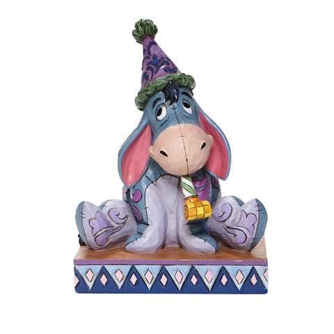Enesco Disney Traditions Eeyore with Birthday Hat/Horn Statue - collectorzown