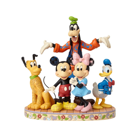 Enesco: Disney Traditions Fab Five The Gang is all Here Statue