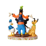 Enesco: Disney Traditions Fab Five The Gang is all Here Statue - collectorzown