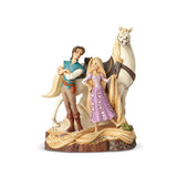 Enesco Disney Traditions Tangled Carved by Heart Statue - collectorzown