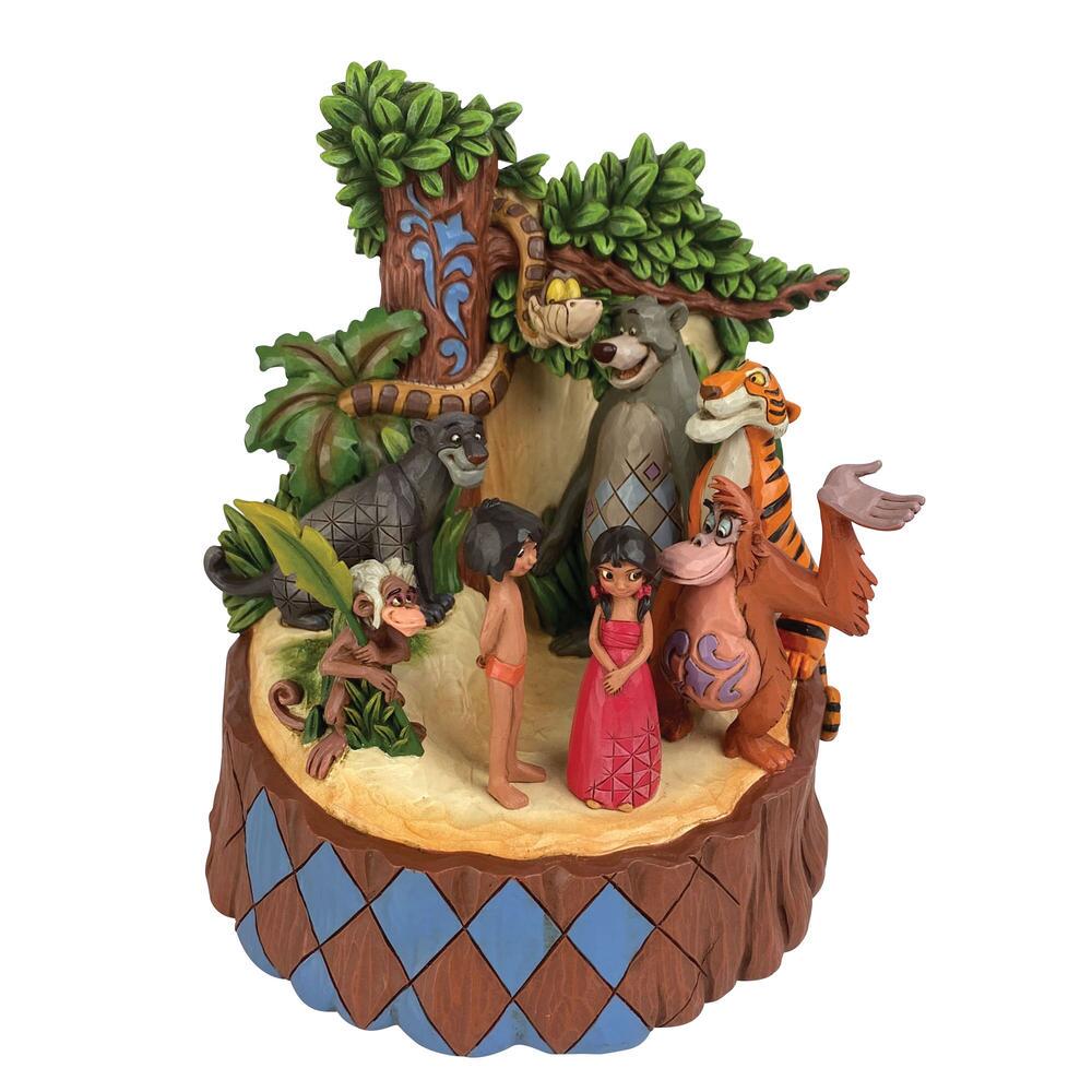 Enesco Disney Traditions Carved by Heart Jungle Book Statue - collectorzown