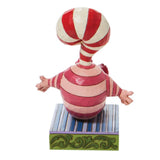 Enesco: Enesco Disney Traditions Cheshire Candy Cane Tail Alice in Wonderland Statue - collectorzown