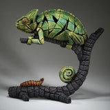 Enesco: Enesco Edge Sculpture Chameleon Statue - collectorzown