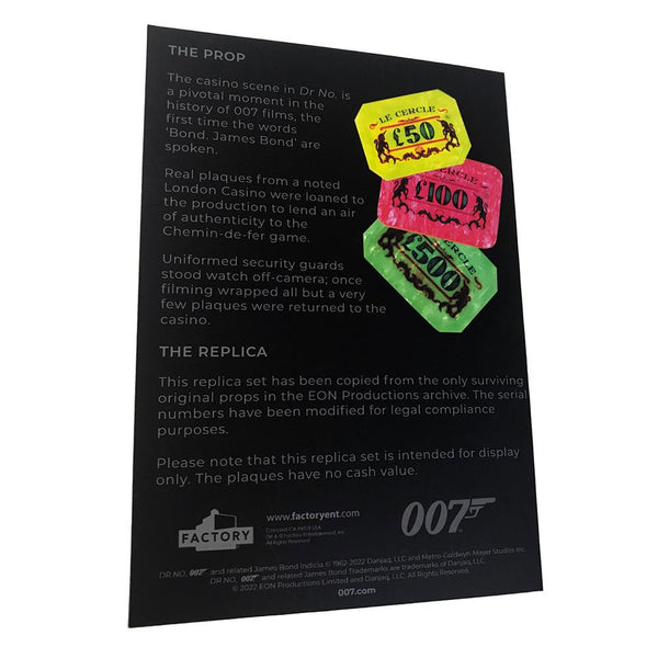 elfbar elfa master akku Factory Entertainment James Bond 007 Dr. No Casino Plaques Prop Replic