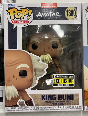 Funko Pop! Animation: Avatar the Last Airbender: King Bumi Entertainment Earth Exclusive #1380 - collectorzown