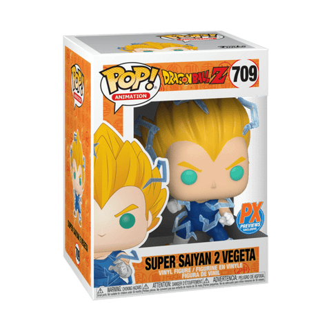 Funko Pop! Animation: Dragon Ball Super Saiyan 2 Vegeta #709 PX Previews Exclusive - collectorzown